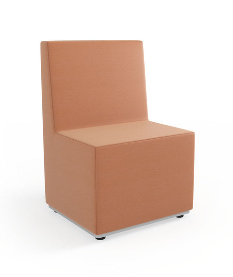 Tobo Rechteck Pouf mit Rückenlehne - S