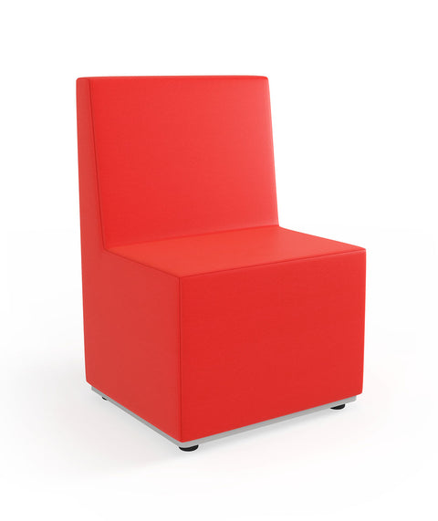 Tobo Rechteck Pouf mit Rückenlehne - S