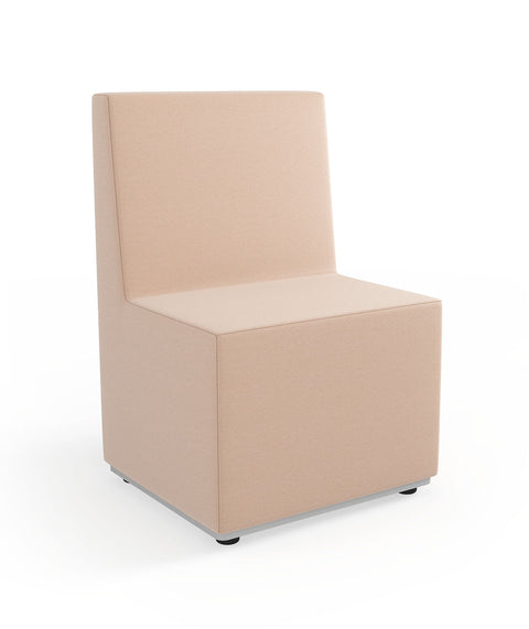 Tobo Rechteck Pouf mit Rückenlehne - S