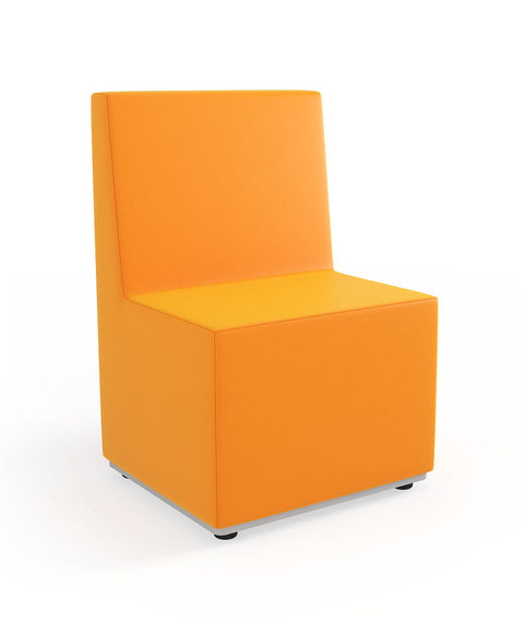 Tobo Rechteck Pouf mit Rückenlehne - S