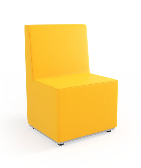 Tobo Rechteck Pouf mit Rückenlehne - S