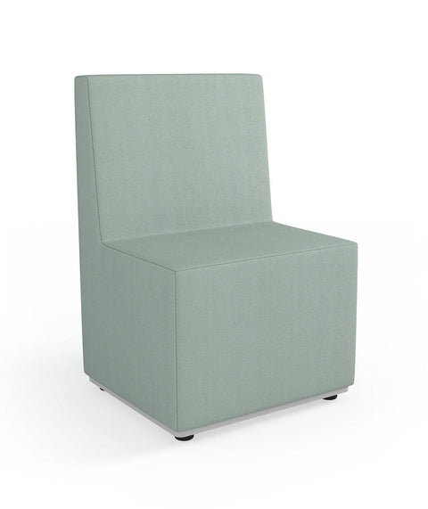 Tobo Rechteck Pouf mit Rückenlehne - S