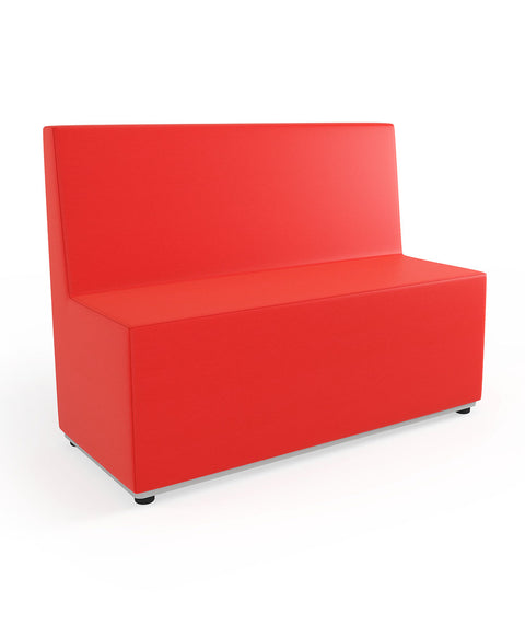 Tobo Rechteck Pouf mit Rückenlehne - L