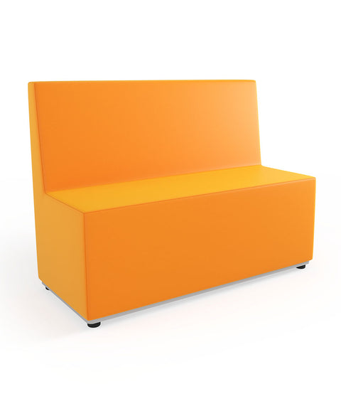 Tobo Rechteck Pouf mit Rückenlehne - L