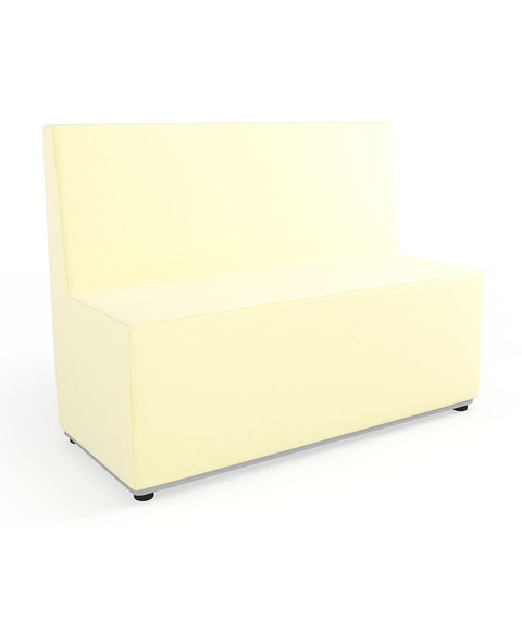 Tobo Rechteck Pouf mit Rückenlehne - M