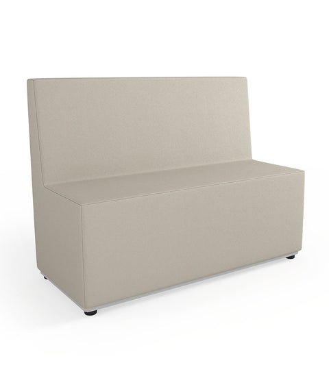Tobo Rechteck Pouf mit Rückenlehne - L