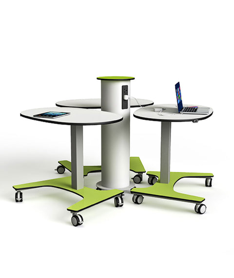 PowerTower mit Netzanschluss – Strom- & Datenverteiler