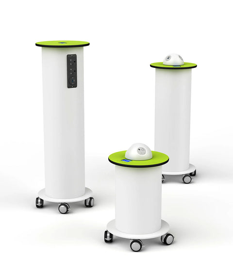 PowerTower mit Netzanschluss – Strom- & Datenverteiler