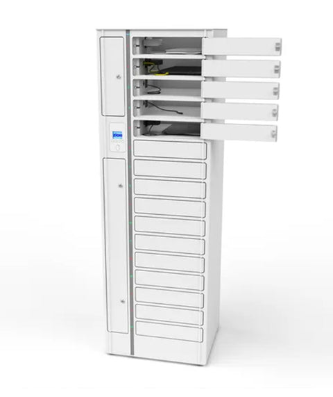 RFID-Ladeturm für Laptops & Mobilgeräte für 16 Geräte