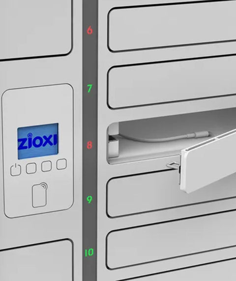 RFID Handy Wand-Ladeschrank für 10 Geräte