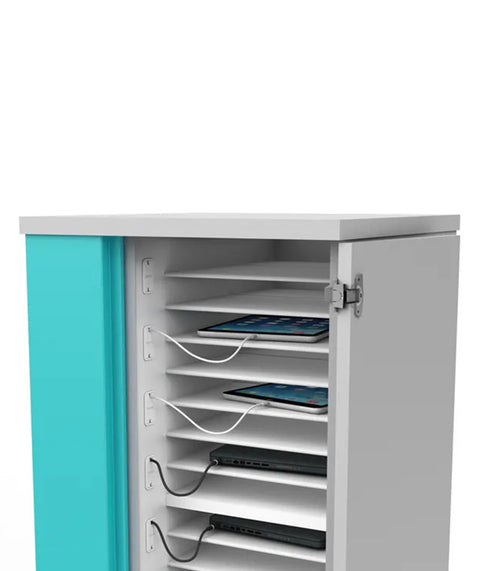 Schlanke Laptop-Ladestation – Standmodell für 32 Laptops