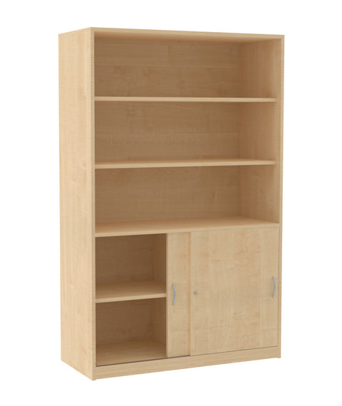 Schrank mit halber Schiebetür - (BxHxT) 120x190x40cm