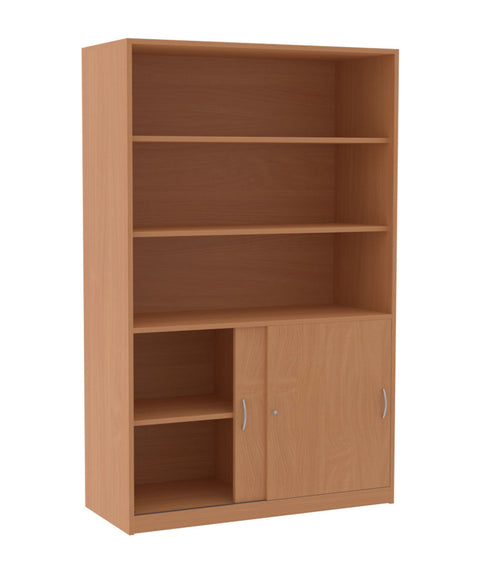 Schrank mit halber Schiebetür - (BxHxT) 120x190x40cm