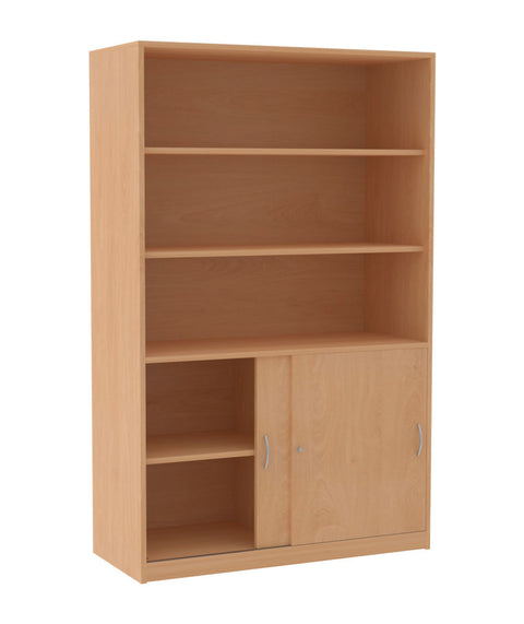 Schrank mit halber Schiebetür - (BxHxT) 120x190x40cm