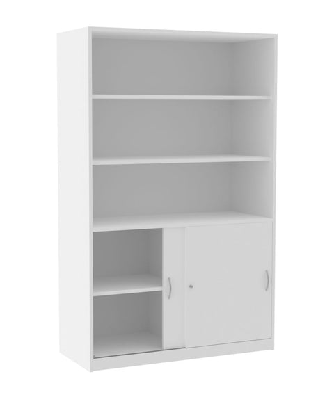 Schrank mit halber Schiebetür - (BxHxT) 120x190x40cm