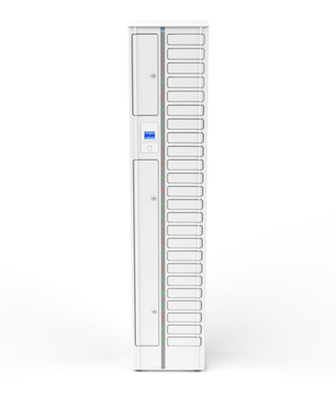 Smartphone-Ladeschließfachturm mit RFID & Fernzugriff für 24 Geräte
