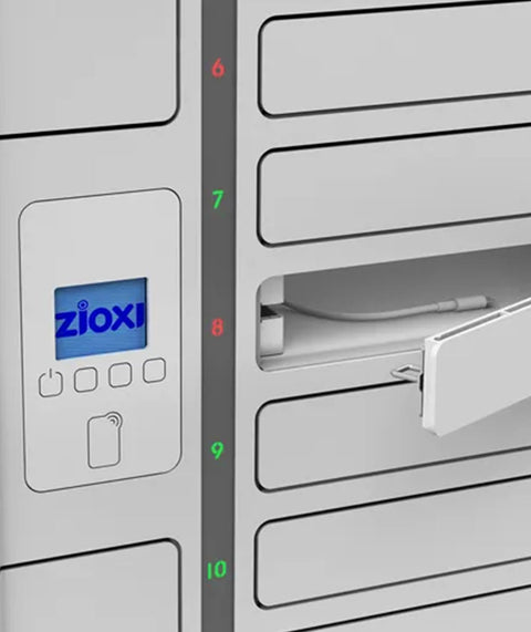 Smartphone-Ladeschließfachturm mit RFID & Fernzugriff für 24 Geräte