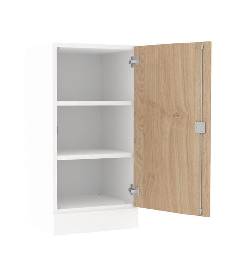 Aufsatzhalbschrank mit Leiterblende - (BxHxT) 45x90x40cm