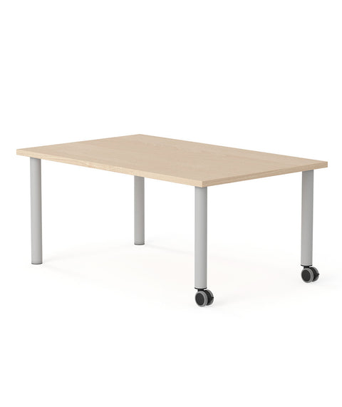 Allzweck Tisch Rechteck mit Rollen und Rahmen 1200