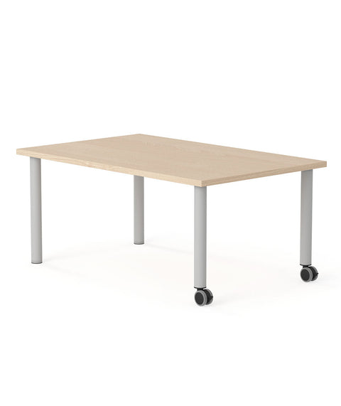 Allzweck Tisch Rechteck mit Rollen und Rahmen 1200