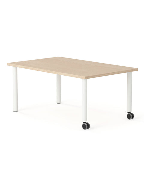Allzweck Tisch Rechteck mit Rollen und Rahmen 1200