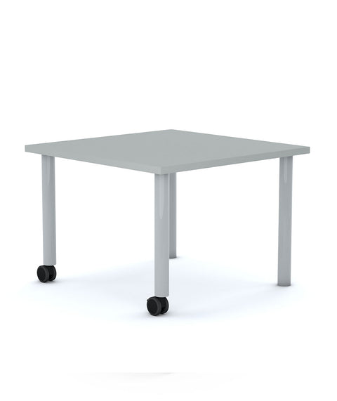 Allzweck Tisch Quadrat 750 mit Rollen 750 und Rahmen