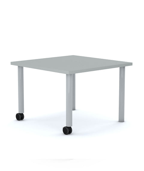 Allzweck Tisch Quadrat 750 mit Rollen 750 und Rahmen