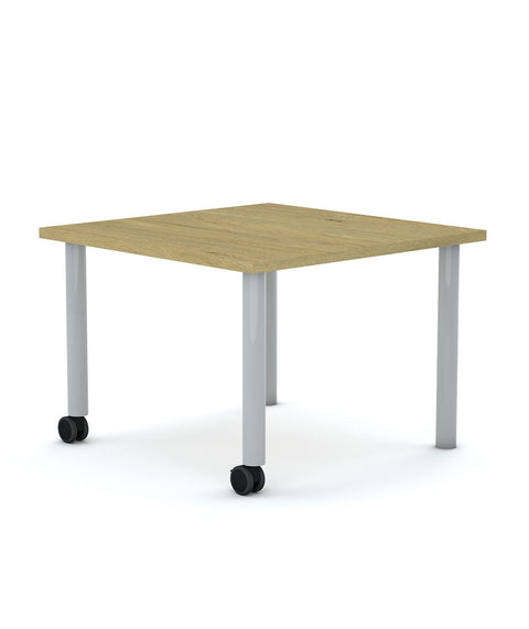 Allzweck Tisch Quadrat 750 mit Rollen 750 und Rahmen