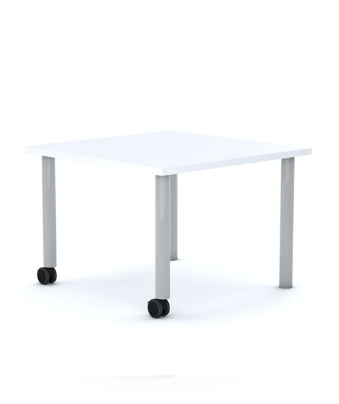Allzweck Tisch Quadrat 750 mit Rollen 750 und Rahmen