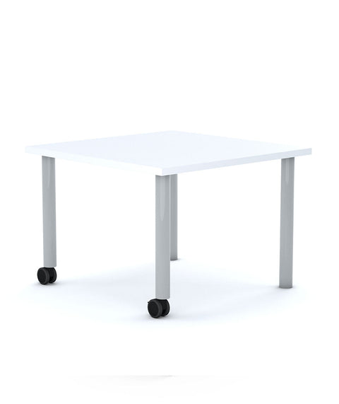 Allzweck Tisch Quadrat 750 mit Rollen 750 und Rahmen