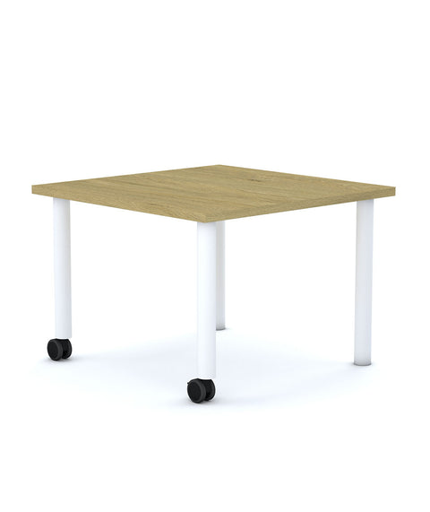 Allzweck Tisch Quadrat 750 mit Rollen 750 und Rahmen