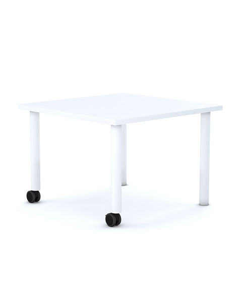 Allzweck Tisch Quadrat 750 mit Rollen 750 und Rahmen