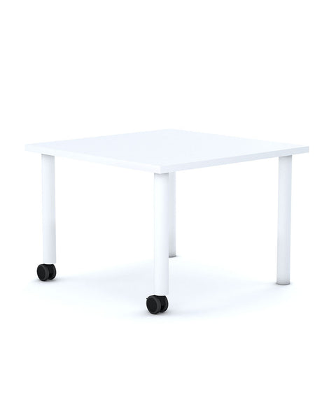 Allzweck Tisch Quadrat 750 mit Rollen 750 und Rahmen