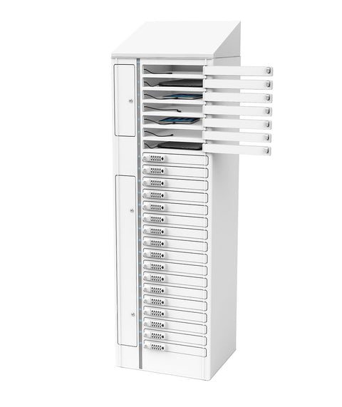 Ladeschließfachturm für Chromebooks, Laptops & Tablets für 24 Geräte