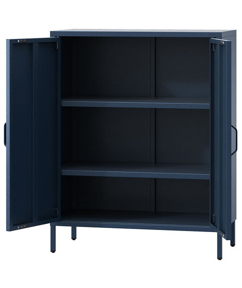 Kleiner Metallschrank Höhe 102cm