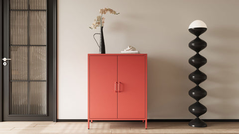 Kleiner Metallschrank Höhe 102cm