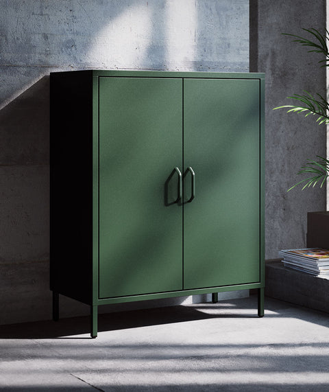 Kleiner Metallschrank Höhe 102cm