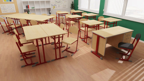 Klassenzimmerset Feste Höhe 2