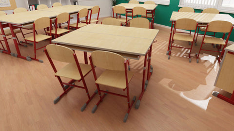 Klassenzimmerset Höhenverstellbar 2